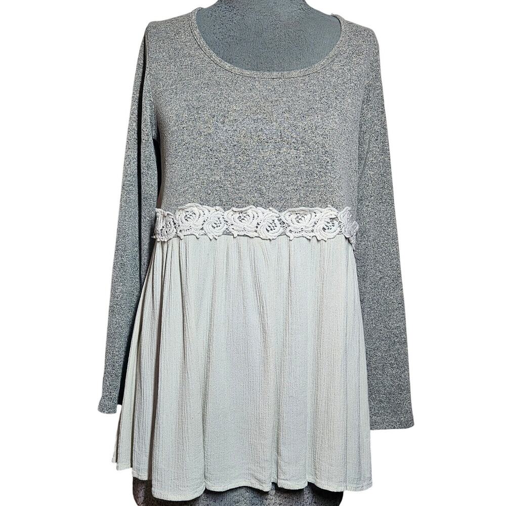 Cream Maternity Top Size Small